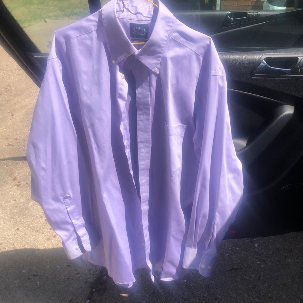 Men's Purple Dress Shirt button down